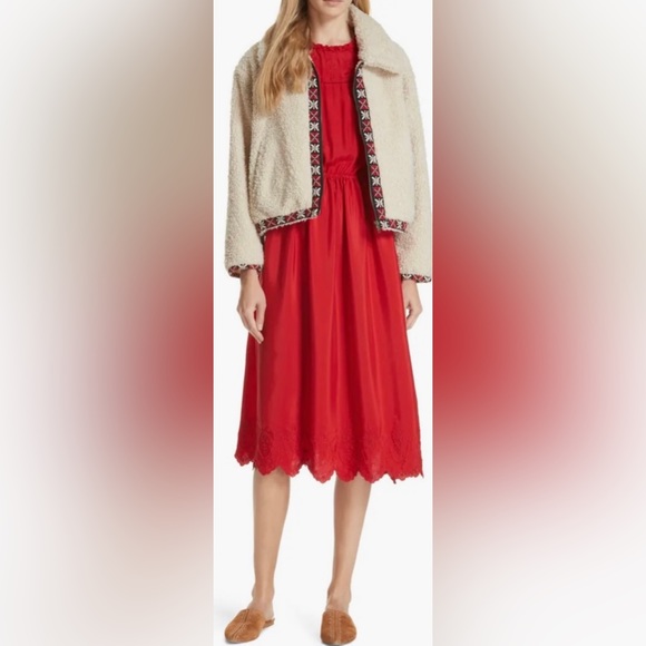 The GREAT Moonlight Embroidered Silk Dress - Picture 14 of 15